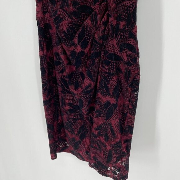 Anthropologie Maeve  Elorn Red black lace dress - Picture 8 of 16